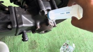 Yamaha V max 1700 замена жидкости в редукторе, замена масла