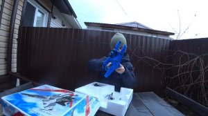 Распаковка Самолета Minator FX620/SU-35 игрушечный с пультом управления