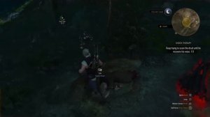 The Witcher 3: How to "Help Egill recover his voice by giving him a scare"