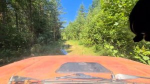 Одиночный выезд на Ниве. Блокировка Иж-Техно. ЖАРА +35°С. Перекопали лес.