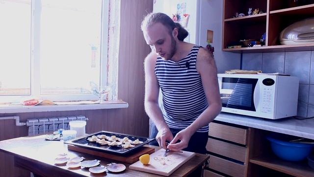 Гребешок в ракушке рецепт в сливочном соусе