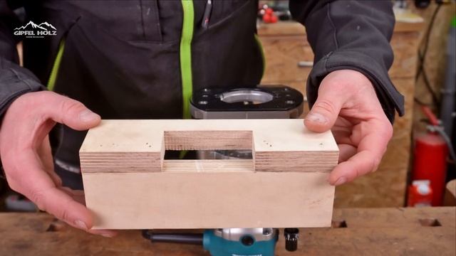 SCHARNIERE & BESCHLÄGE passgenau einlassen - Mit dieser Fräsvorrichtung JIG klappt es super schnell