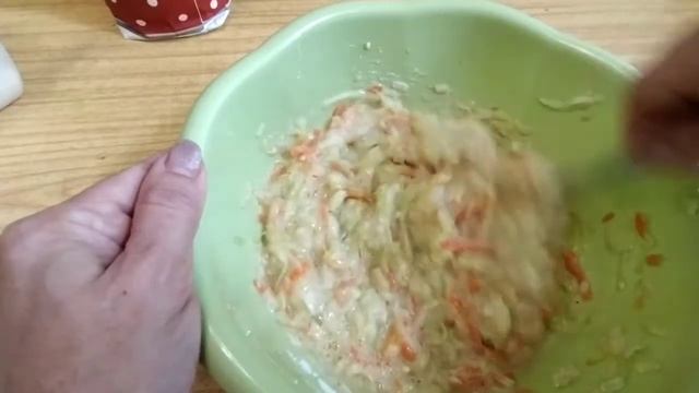 Супер Оладьи. Оладушки из кабачков с морковкой и луком. смотреть онлайн