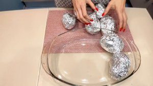 Картошка с беконом в фольге в духовке | Запеченная картошка с салом в духовке | Пошаговый рецепт