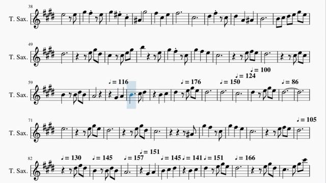 Tenor Sax Sheet Music: How to play Married Life (Up) by Michael Giacchino смотреть онлайн