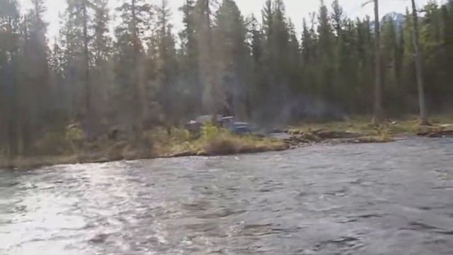 "Урал" переезжает второй брод р. Ак-Суг смотреть онлайн