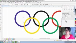 РИСУЕМ В КОРЕЛЕ ОЛИМПИЙСКИЕ КОЛЬЦА. ПОДРОБНЫЙ ПРОСТОЙ УРОК. COREL DRAW