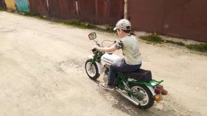 Восстановленный мопед Мини Рига 30