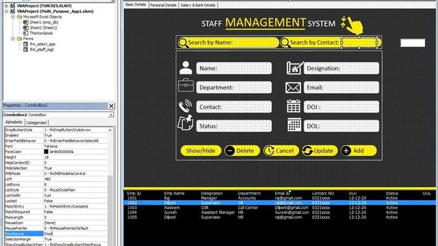 #3 Multi Purpose App || Payroll, Salary Management in Excel (2021)
