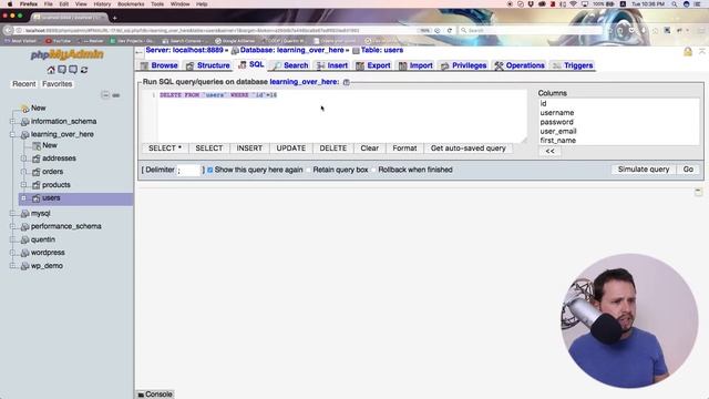 MySQL tutorial 12 - Deleting data смотреть онлайн