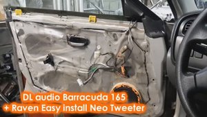 Замена штатных динамиков Subaru Legacy B4 на DL Audio Barracuda 165 + Raven Easy Install Neo Tweete