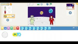 Scratch Jr. Создание игры "Космический Волейбол" [IT для Детей]