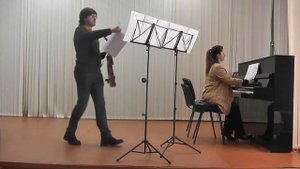 Камерный ансамбль преподавателей, Дарья Мамутова (фортепиано), Иван Сарсков (скрипка, альт)