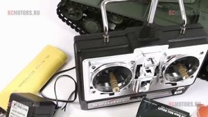 Танк на радиоуправлении Heng Long KV1 с пневмопушкой и дымом HL3878-1. Радиоуправляемые игрушки.