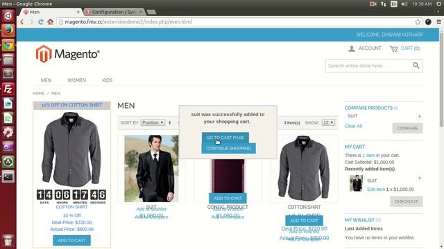 AJAX Cart Pro With Drag & Drop Extension From XJ смотреть онлайн