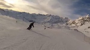 Fabulous Ski Cervinia / Zermatt - Early Season Skiing Italy Switzerland Part 1 English Subtitles