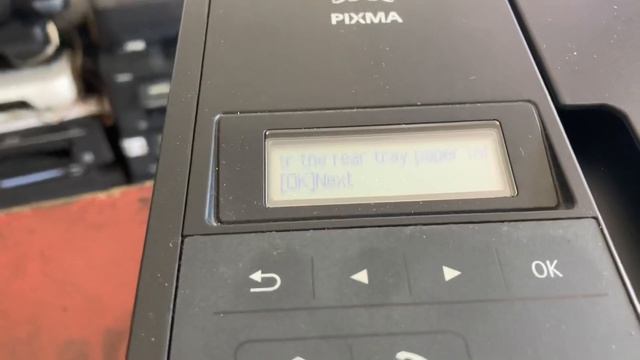 Canon G4010 Manual nozzle check and deep cleaning смотреть онлайн