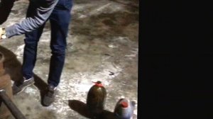 печка на отработке с надувом в гараж