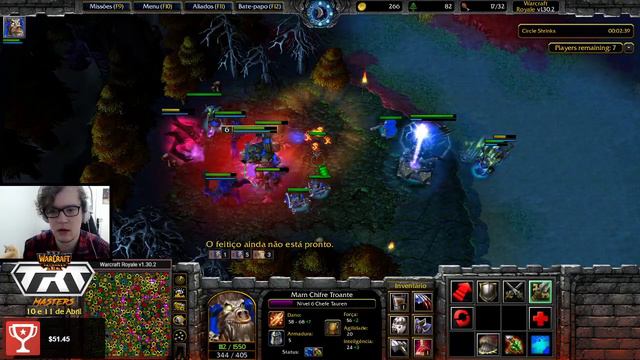 WARCRAFT 3 REFORGED: WARCRAFT ROYALE COM O BOI LOUCO!!!! Battle Royale WC3 remaster custom смотреть онлайн