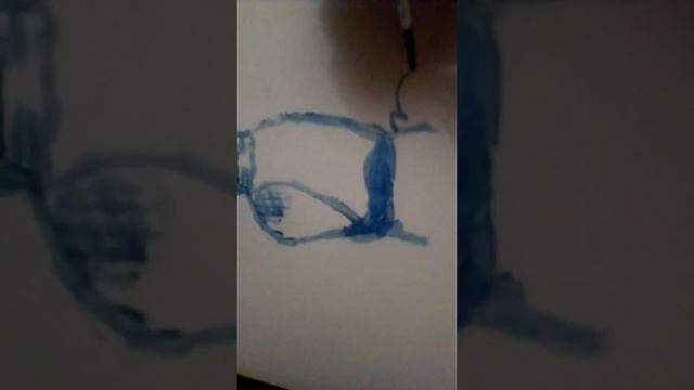 Рисую фантайм Фредди красками!! смотреть онлайн