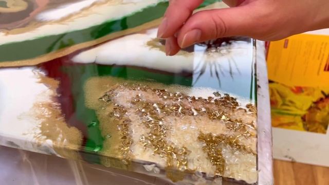 Срез камня эпоксидной смолой смотреть онлайн