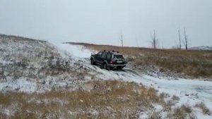 Много снега, Ниссан террано и Блокировки