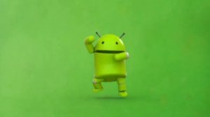 Robot Android dance green screen HD