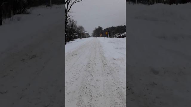 Дороги впоселке Санинский ДОК.Владимирская область