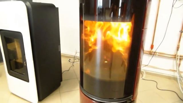 Печь Thorma Atika красная смотреть онлайн