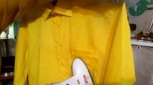 Гладим рубашки с помощью отпаривателя