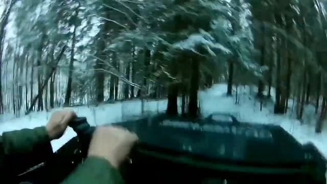Вездеход Добрыня. Испытания по снегу.