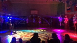 Работа световых голов Involight MH1210b и Involight MH50s.