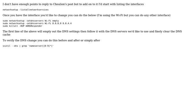 Change DNS Server From Terminal (or script) on Mac OS X (5 Solutions!!) смотреть онлайн