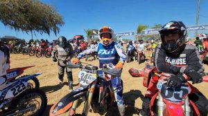 ALL 225 RIDERS ON THE TRACK AT DAY IN THE DIRT DOWN SOUTH 2023