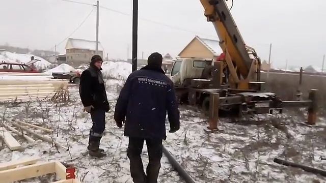 Делаем фундамент под дом 6 на 6 смотреть онлайн