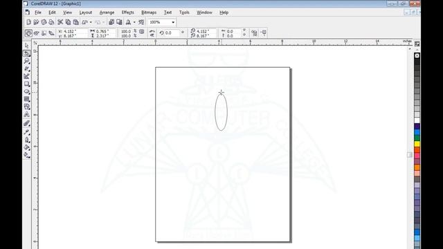 CorelDraw 12 - Free Transform Tool - Class 5 | Lunar Computer College смотреть онлайн