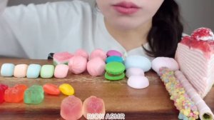 【ASMR】GUMMY PARTY🎀 MUKBANG 먹방 食べる音 EATING SOUNDS NO TALKING