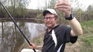 За уклейкой на малую речку. Азартная рыбалка, поклёвки одна за другой