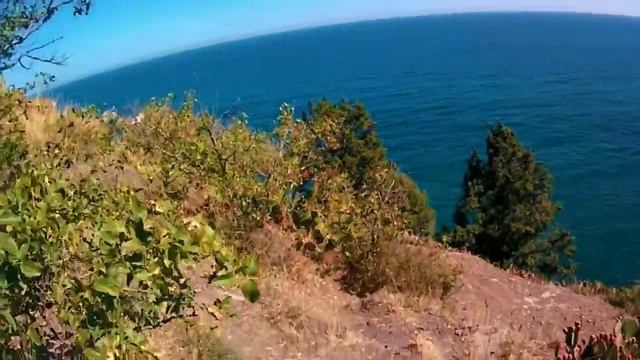 Мыс "Плака". Крым. смотреть онлайн