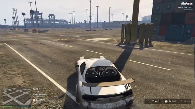 ДРИФТ ЗАДОМ ТАКОГО ТЫ ЕЩЕ НЕ ВИДЕЛ САМЫЙ КРУТОЙ ТРЮК НА MAJESTIC GTA 5 RP ДЭЧИ ГТА 5 смотреть онлайн