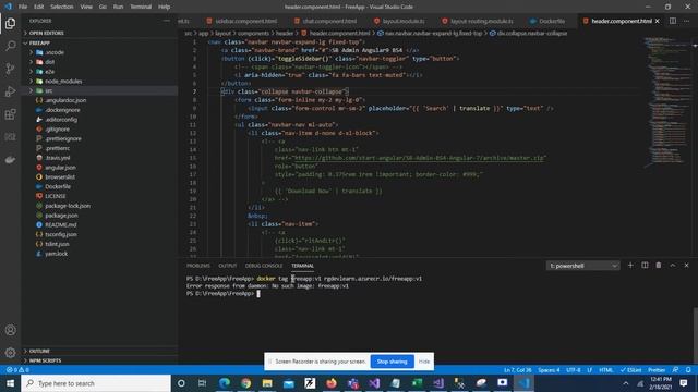 Running angular app as container on Azure (Part-3) смотреть онлайн