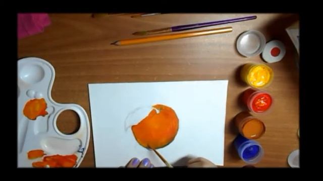 "Рисуем вместе" апельсин смотреть онлайн