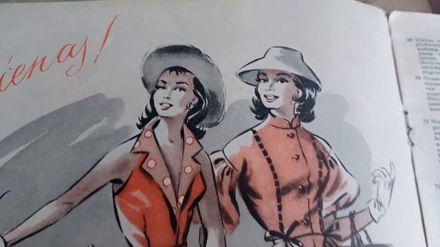 Винтажная прогулка по журналу мод 1958-1959 года#журналы #моды#показмод #fashionstyle #vintage