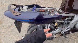 Первый Весенний выезд на Honda Cbr 600(сгорела реле зарядки )