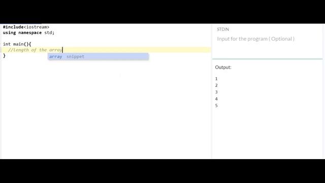 How To Find Length or Size of Array In Javascript, Python, Java, C++ and C