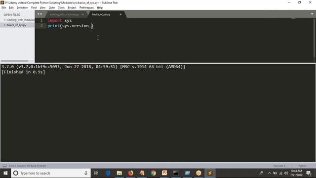 38.Complete Python Basics for Automation - Introduction to Python sys module