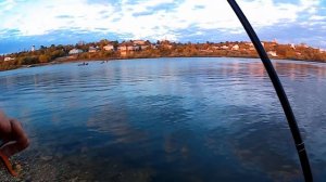 Ловля СУДАКА в октябре.Дальность заброса!часть №1