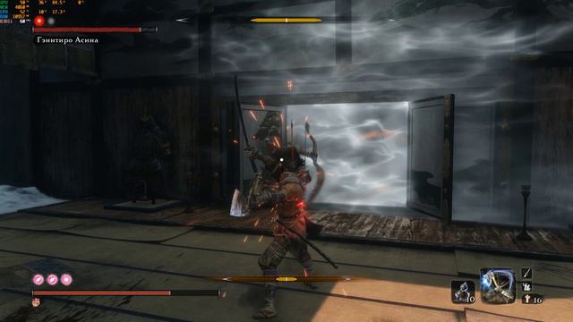 SEKIRO НГ2+ Гэнитиро без аптечек, мечом. смотреть онлайн