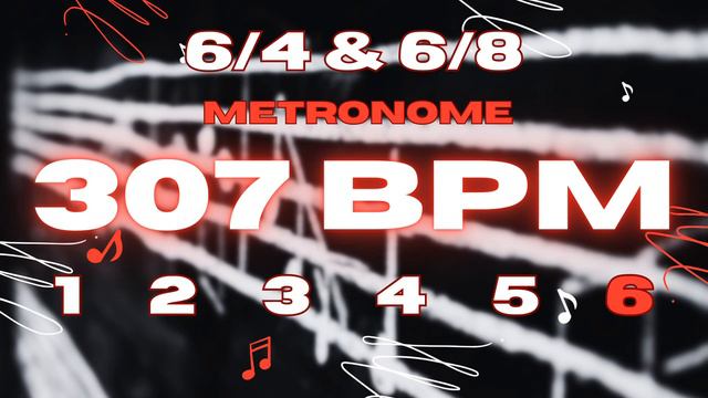 307 BPM - 6/4 & 6/8 Metronome смотреть онлайн