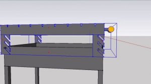 мангал с регулируемой высотой